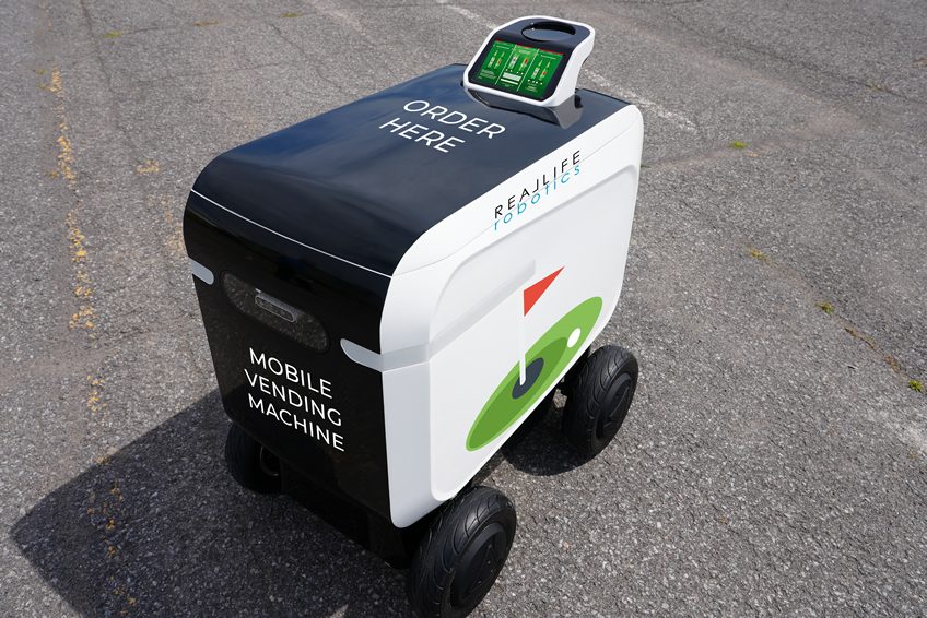 BUBS delivery robot, golf configuration